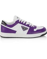 men's purple prada sneakers|prada sport suede purple.